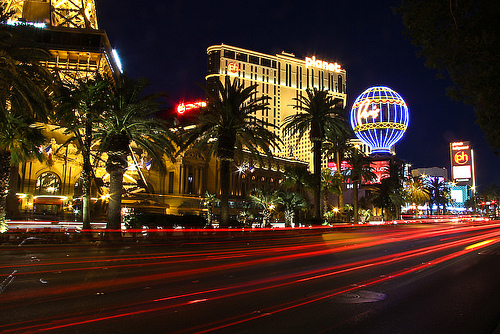 The Strip by night
