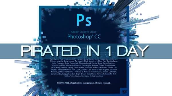 Photoshop CC pirateado em 24 horas após lançamento