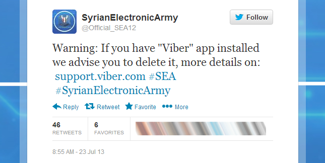 SEA recomenda, através do Twitter, que usuários excluam o app