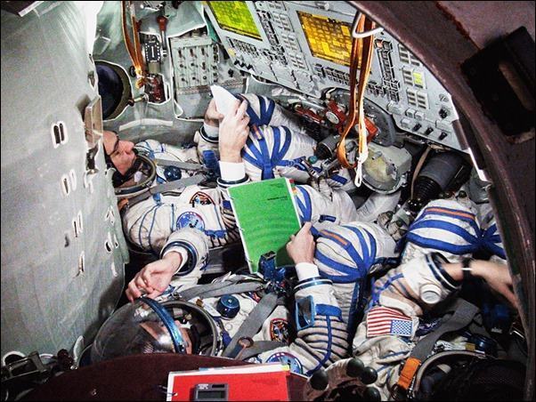Inside the Soyuz