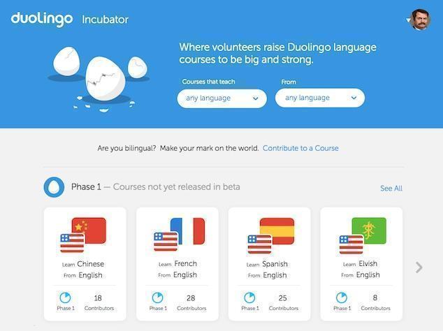 Incubadora Duolingo