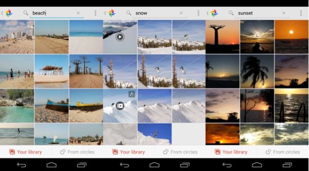 Sistema de pesquisa das fotos do Google+ foi aprimorado (Imagem: Divulgação/Google)
