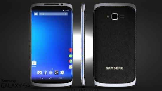 Mockup do Galaxy S5 baseado nas patentes vazadas