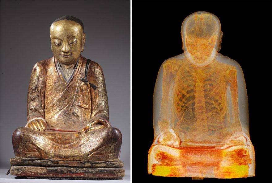 ancient-chinese-buddhist-mummy-inside-statue-ct-scan-liuquan-1