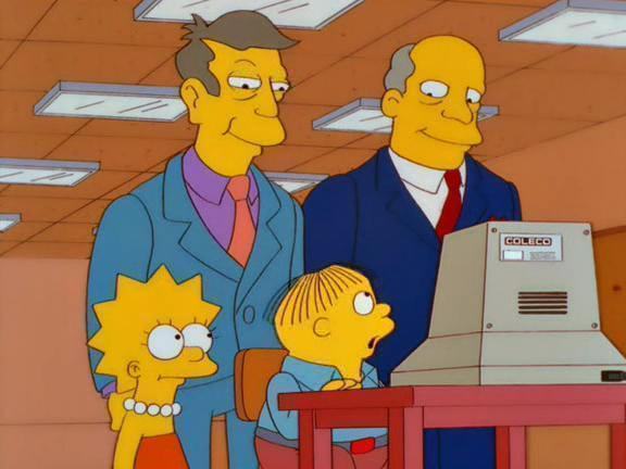 Simpsons - Ralp Coleco Computer