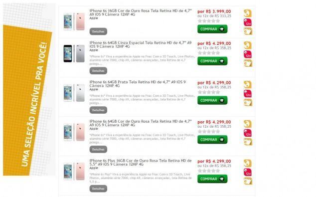 Laguna_FNAC_iPhone_6S_Brazil_pricing