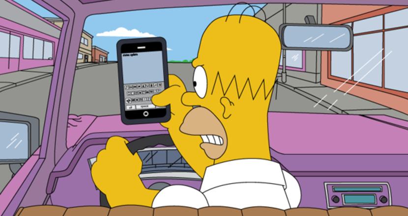 homer-texting-and-driving