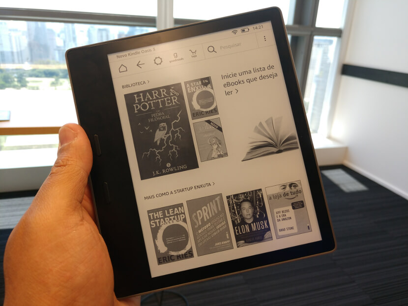 Novo Kindle Oasis chega ao Brasil para amantes de livros digitais