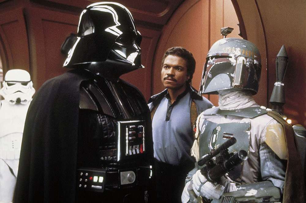 Vader, Lando e Boba Fett em um papo não muito amigável
