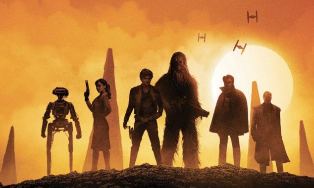 Poster do filme spinoff Han Solo, Uma História Star Wars