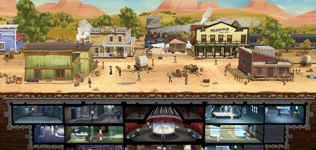 Tela do game mobile Westworld 