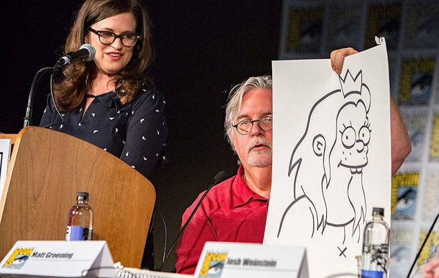 Matt Groening apresenta sua nova heroína Bean de (Des)encanto – Foto de Daniel Knighton (Getty Images)