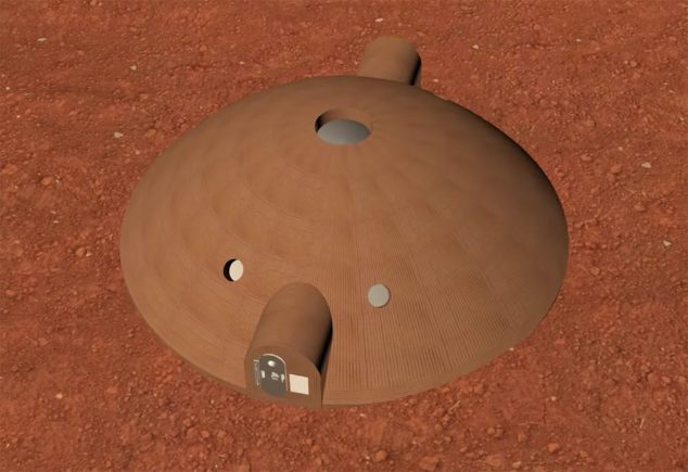Concurso de Habitats 3D para Marte – Projeto do Team Northwestern University