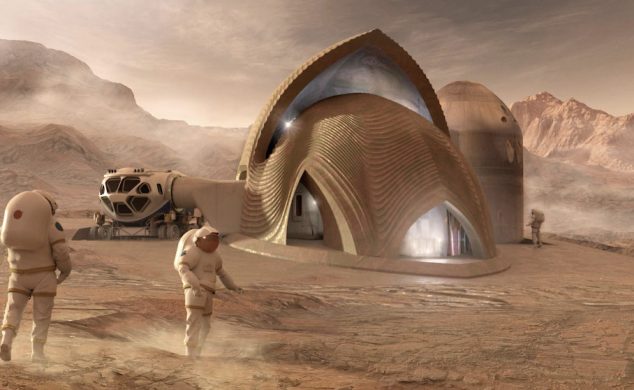 Concurso de Habitats 3D para Marte – Projeto do Team SEArch+/Apis Cor