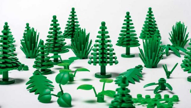 Plants from Plants: blocos sustentáveis Lego feitos em plástico vegetal com 98% de cana de açúcar.