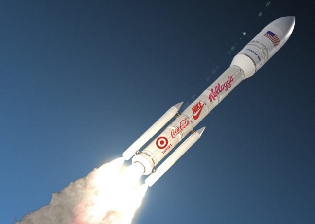 NASA quer vender naming rights e propaganda nas laterais de seus foguetes
