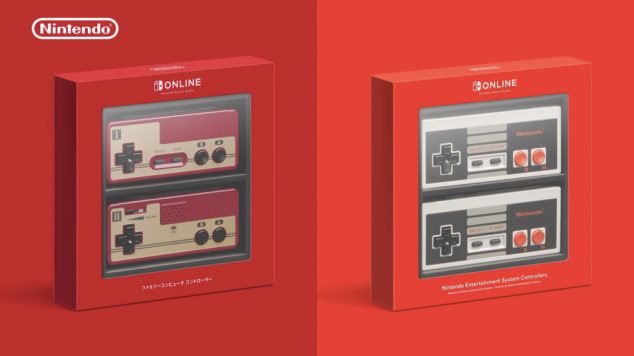 Controles Famicom e NES para Nintendo Switch. 