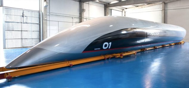 HyperloopTT apresenta o Quintero One, primeira cápsula do Hyperloop para passageiros, criada com Vibranium, mas não o de Wakanda.