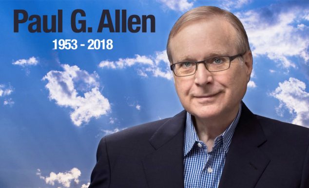 Descanse em paz, Paul G. Allen. 
