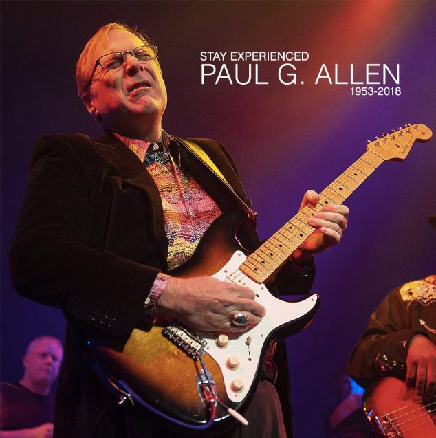 Tributo da gravadora Hendrix Experience a Paul G. Allen. 
