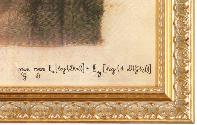 Pintura feita com IA foi leiloada por US$ 432 mil na Christie's. Trechos do código do programador foram usados para assinar o retrato.