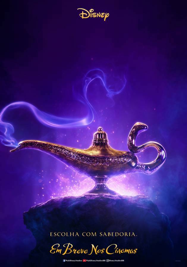Cartaz da versão live action de Aladdin