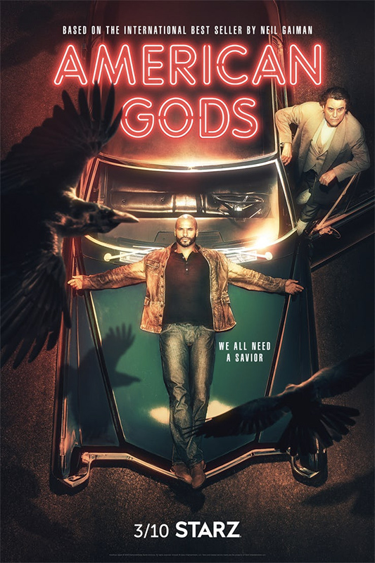 Poster da segunda temporada de American Gods