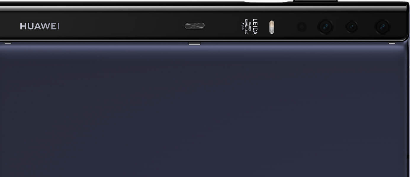 Huawei Mate X (detalhe das câmeras)