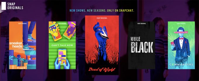 Snap Inc. apresenta 10 novas séries Snap Originals