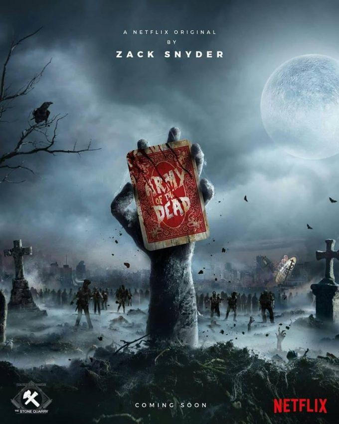 Pôster teaser de Army of the Dead, novo filme de Zack Snyder para a Netflix