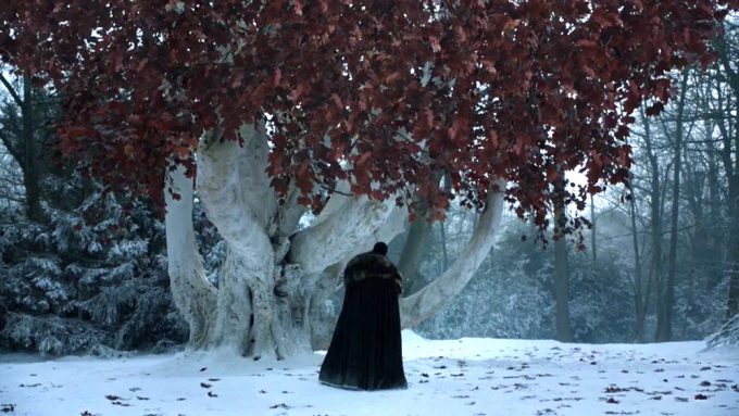 Jon Snow em cena de Game of Thrones