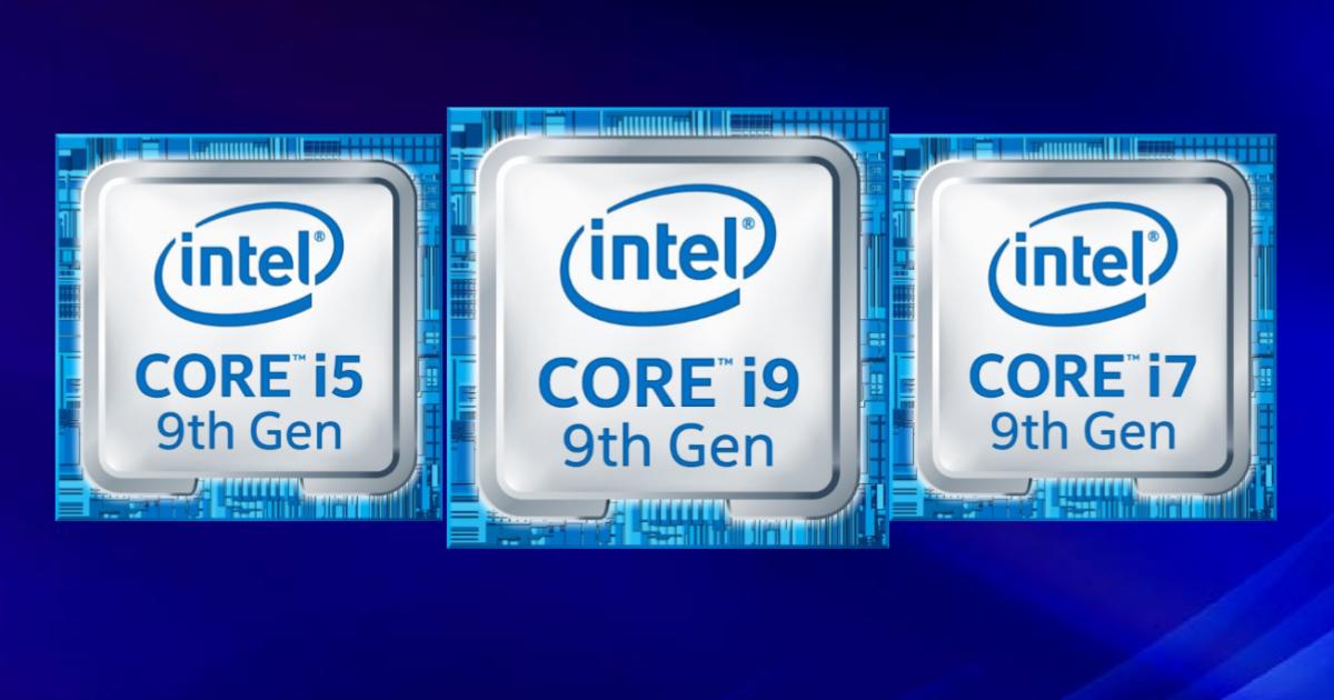 Intel / processadores Core i5, i7 e i9 de 9ª geração