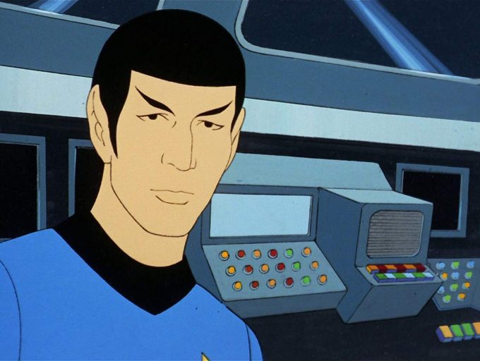 Spock em cena de Star Trek: A Série Animada