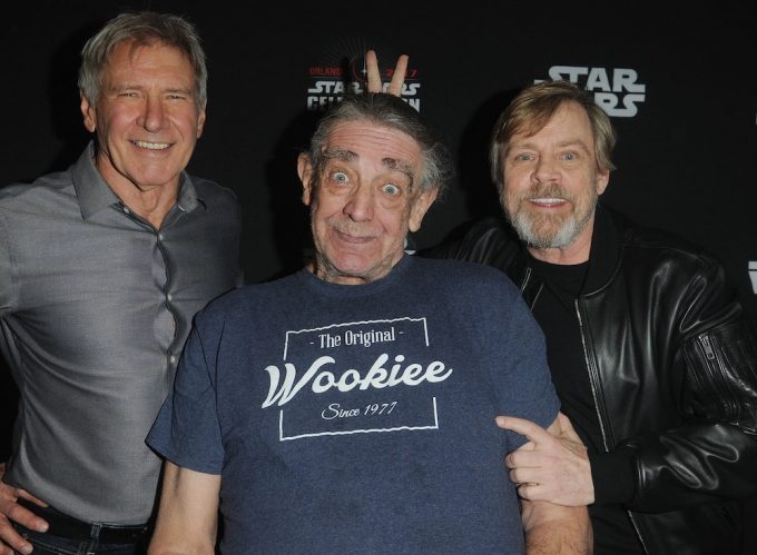 Harrison Ford, Peter Mayhew e Mark Hamill