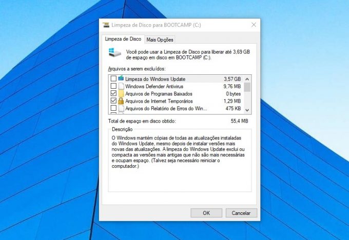 Windows 10 / Limpeza avançada / computador lento
