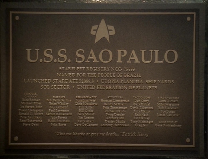 Placa da USS São Paulo