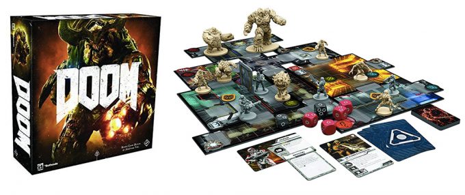 Doom Board Game, um dos melhores jogos de tabuleiro inspirados em videogames