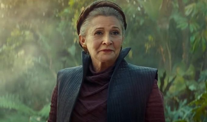 Carrie Fisher terá oito minutos de cenas em Star Wars: A Ascensão Skywalker