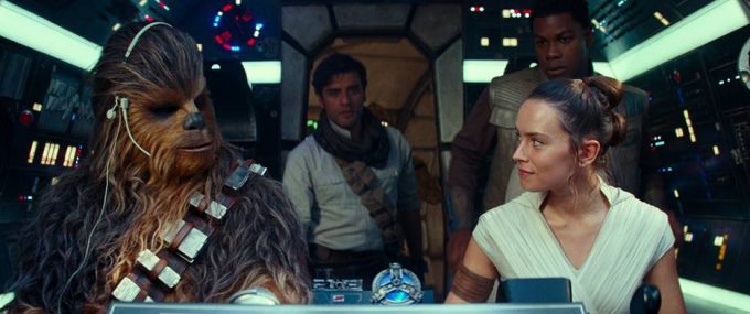 Rey e cia. em Star Wars: A Ascensão Skywalker