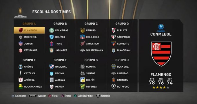 Confederações se unem para formar Libertadores de FIFA Pro Clubs