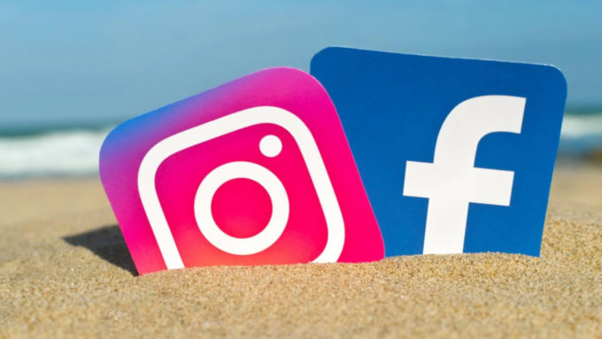 Ícones do Instagram e Facebook / antitruste