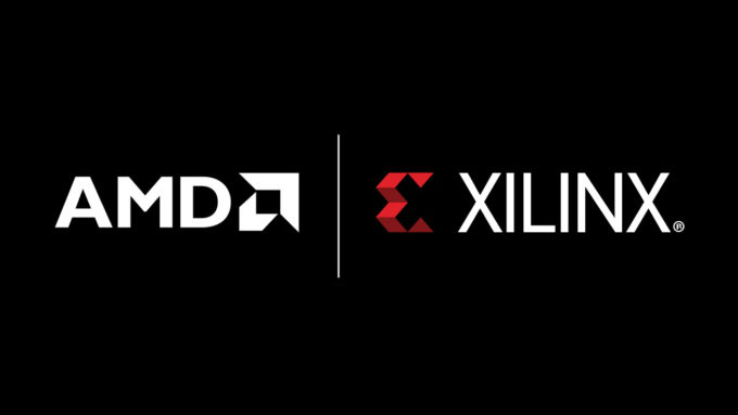 Logos da AMD e Xilinx (Crédito: AMD/Divulgação)