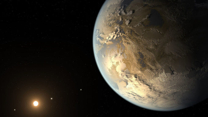 NASA Ames / SETI Institute / JPL-Caltech /renderização de exoplaneta / exoplanetas