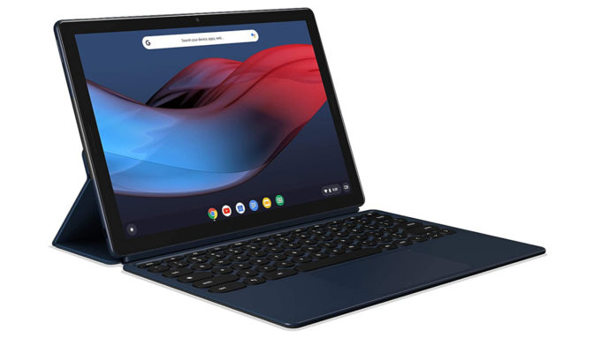 Rodando Chrome OS, o Pixel Slate foi lançado em 2018, e descontinuado em 2021 (Crédito: Divulgação/Google) / tablets