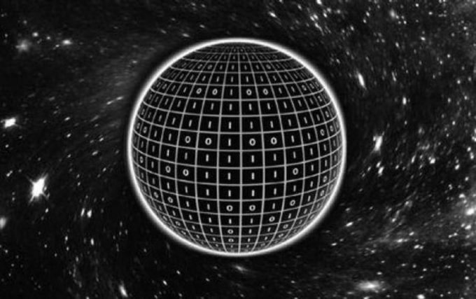 Simplificação de informação codificada na superfície de um buraco negro (Crédito: T.B. Bakker/J.P. Van Der Schaar/Universiteit Van Amsterdam)