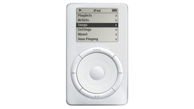 iPod de 1ª geração (Crédito: Divulgação/Apple)