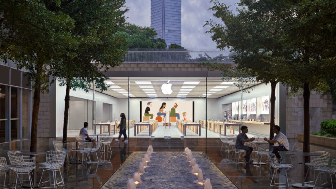 Apple Store em Shenzhen, China (Crédito: Divulgação/Apple)
