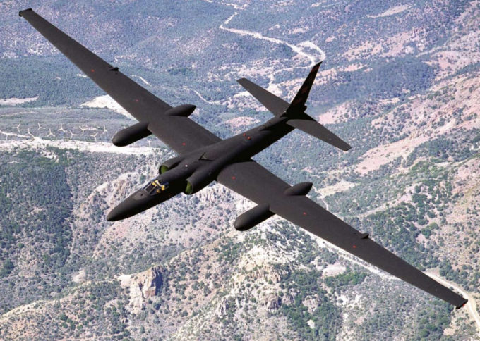 Lockheed U-2 em ação (Crédito: Divulgação/Lockheed Corporation) / área 51
