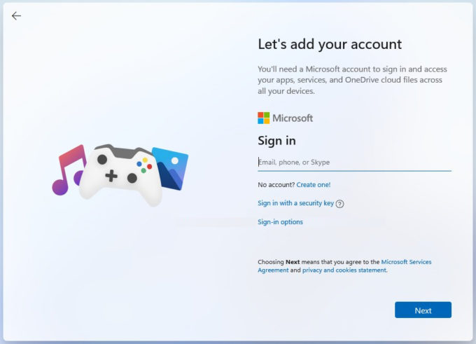 Tela de login do Windows 11 (Crédito: Reprodução/Microsoft)