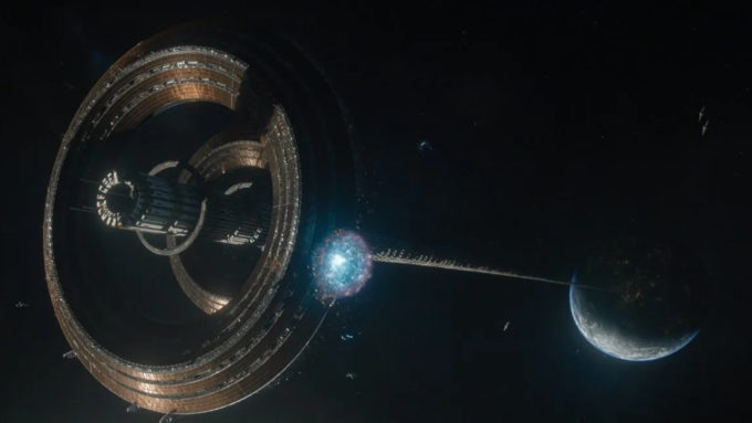Nas séries Império Galáctico e Fundação, Isaac Asimov descreveu Trantor como o planeta mais próximo do centro da galáxia (Crédito: Reprodução/Phantom Four/Skydance Television/Apple) / rádio